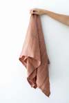 Dusty Rose Muslin Swaddle Blanket