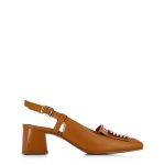 Diamant Slingback Heel -tan