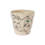 Black Line Drawing Vase