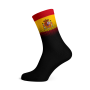 Spain Flag Socks - Small / Black