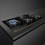 Smeg 90 Cm Dolce Stil Novo Gas-on-glass Hob