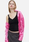 LaCie Lace Trimmed Ribbed Vest Top - Black