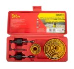 Tork Craft Hole Saw Set 15PC Carbon Steel In Case