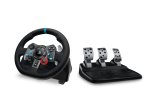Logitech G29 Driving Force Racing Wheel Dual-motor Force Feedback Stainless Steel Paddles Hand-stitched Leather PS4 & PS5 Compat