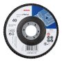 Bosch - Flap Disc Standard For Metal 115MM/22 23MM 40 Straight - Pack Of 2