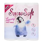 Snowsoft White 2PLY 200 Luxury Sheets Toilet Paper 9 Pack