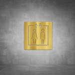 Elevator Sign D06 - Polished Brass