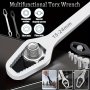 1PC Universal Double Ended Wrench Self-tightening 8-22MM Screw Nuts Repair Wrench Double-headed Ratchet Spanner Adjustable Torx Spanner