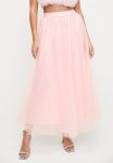 Full Tulle Maxi Skirt - Pink