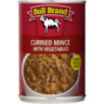 Bull Brand Curried Mince With Vegetables 400G