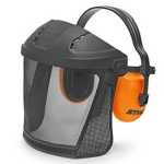Face Visor Earmuff Combo Function
