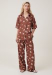 Cotton On Haven Short Sleeve Shirt - Bottle Brown Coral