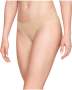 Women's Ua Pure Stretch Thong 3-PACK - Nude / LG