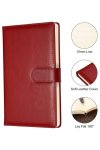 Premium Leather Soft Cover Thick Lined Paper Journal Notebooks With Magnetic Buckle For Business 252MM X 175MM
