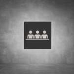 Meeting Room boardroom Sign D03 - Black - Powder Coated Aluminum