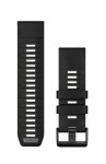 Garmin Quickfit 26MM Black pebble Gray Silicone Band