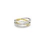 SWAROVSKI Hyperbola Ring Mixed Cuts White Mixed Metal Finish - 60