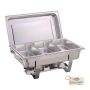 Chafing Dish 9.5L Rectangular Triple Lp And Keyring