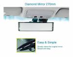 Diamond Room Flat Plastic Rear View Mirror