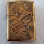 Zippo 1993 Barrett Smythe Limited Edition "dinosaurs" Triceratops Brass-finished Lighter - Collectors Item