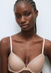 2 Pack Microfibre Push-up Bras - Beige & White