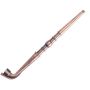 Vintage Copper Smoking Pipe Long Stem Dry Pipe Retro Alloy Design