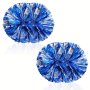 2pcs Cheerleading Hand Flowers With Handle For Team Sports Dance Cheering