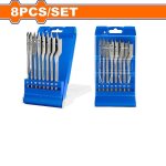 8 Piece Flat Wood Drill Bit Set WWF6B08
