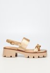 Deviant 2 Chunky Lug Sole Sandal - Gold
