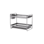 2-TIER Dish Drying Rack Carbon Steel With Drip Tray