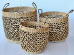 Black & Natural Diamond Basket