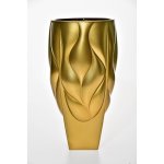 Bohemia Crystal Bohemia Vase Bamboo Type 2 Non Lead With Gold Satin