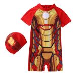 Infinity Kid's Iron Man Design Swimsuit
