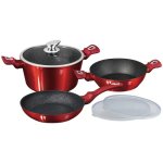 Berlinger Haus Metallic Line Burgundy Edition 6 Piece Cookware Set BH7046