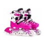 Kids Adjustable Roller Skates Light-up Wheels Quad Inline Skating Shoes