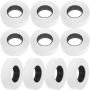 10 Rolls Double-line Price Label Paper Roll 500 Sheets White Set For 6600