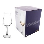 Consol Signature Vienna Crystal Stem White Wine Glass 4 Pack 360ML