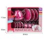 Pretend Play Tea Set Tin Pink