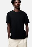 Regular Fit Piqu T-Shirt - Black
