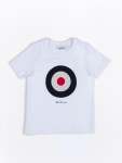 Kids Target Tee - White - White 11-12 Years