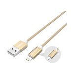 UNITEK 1.5M 2-1 Micro & Lightning Gold Y-C4023GD Cab-micusb-light-ugd