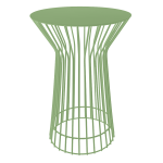 Tall Monica Side Table - Green Air Semi Matt