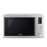Smeg 25L Silver Microwave - MOE25X