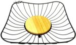 Modern Stylish Fruit Nest Bowl Basket Steel Fruits vegetables Kitchen Rack