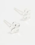 Sterling Silver Frangipani Stud Earrings
