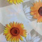 Sunflower Plastic Tablecloth 140CM X 180CM