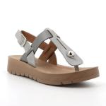 Pierre Cardin Tayla Silver Thong Sandals - Silver - 8