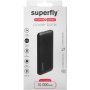 Supafly Power Bank 10000MAH + USB Light Black