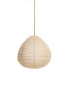 Linen Lampshades - Pear 60CM Fringe Natural