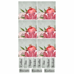 MINI Tear Resistant Deco Print Fruit + -10CM